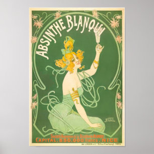 Poster Absinthe Blanqui Nover Art