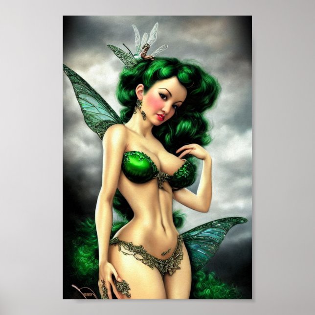 Poster Absinthe Green Fairy (Devant)