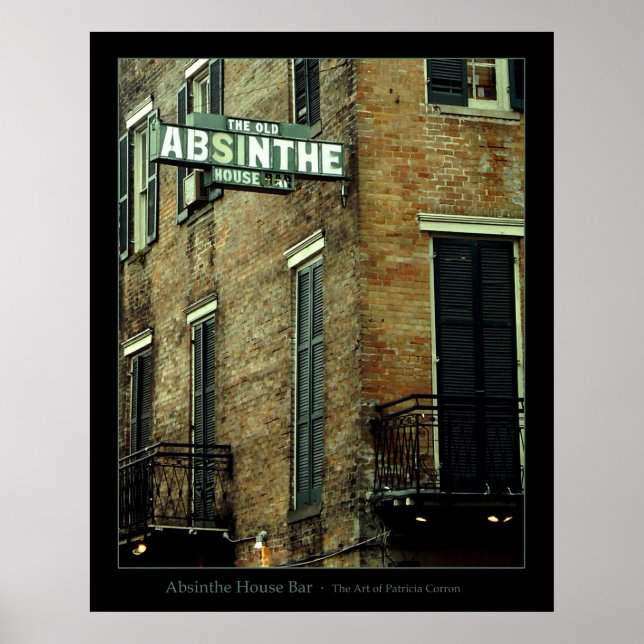 Poster Absinthe House Bar (Devant)
