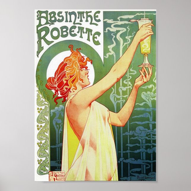 Poster Absinthe Robette (Devant)