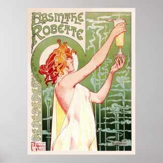 Poster Absinthe Robette (crème)