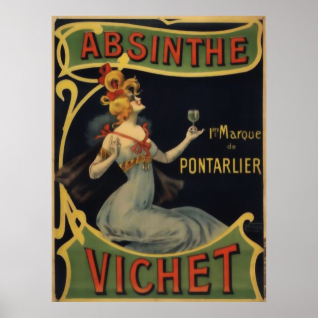 Poster Absinthe Vichet (Devant)
