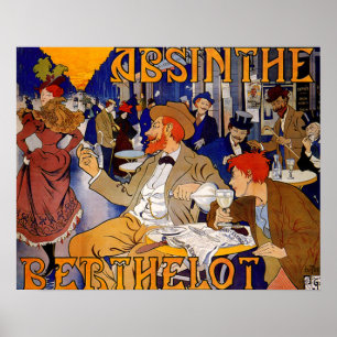 Poster Absinthe vintage Berthelot