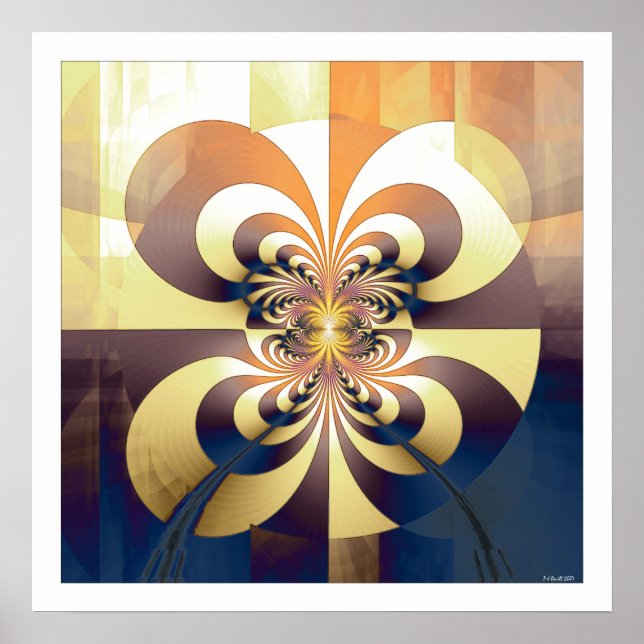 Poster Abstfractal 7 (Devant)