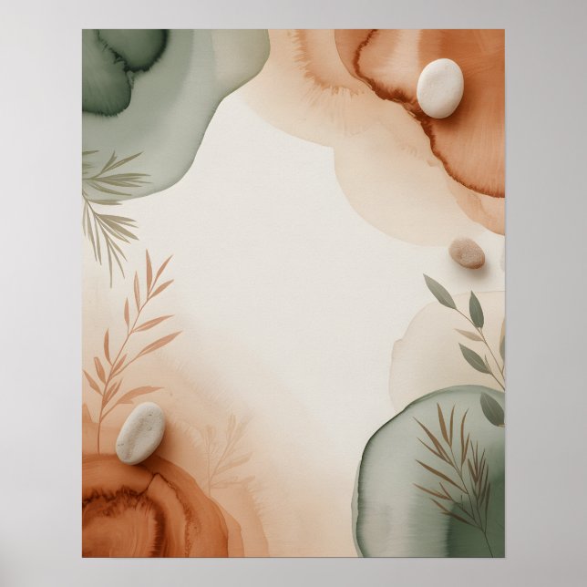 Poster Abstract Botanicals (Devant)