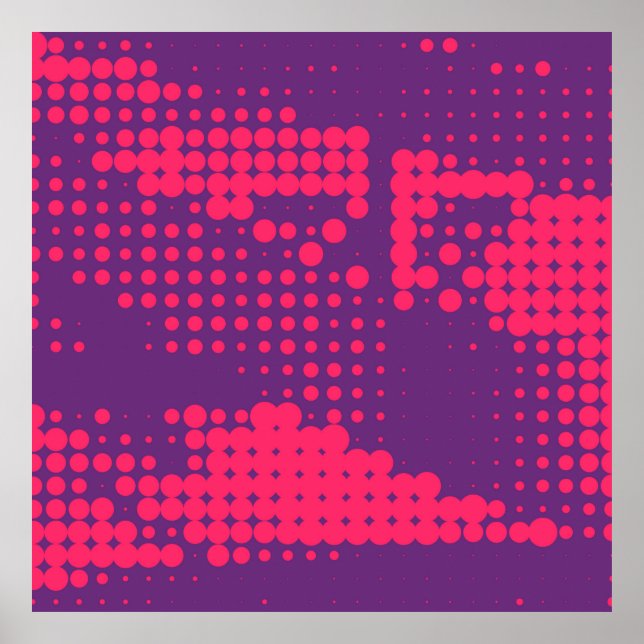 Poster Abstract Creative concept comics pop art style bla (Devant)