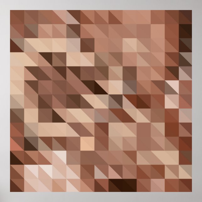 Poster Abstract geometric background looks like stylized (Devant)