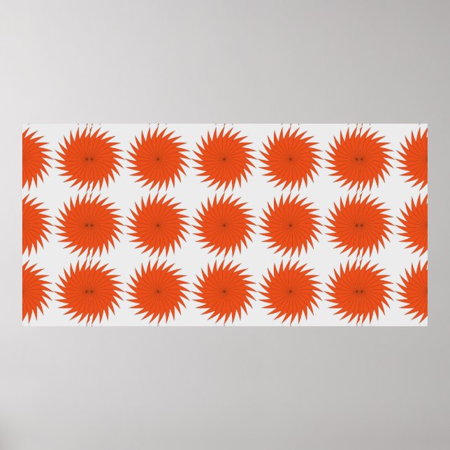 Poster Abstract geometric pattern with stripes, lines. A  (Devant)