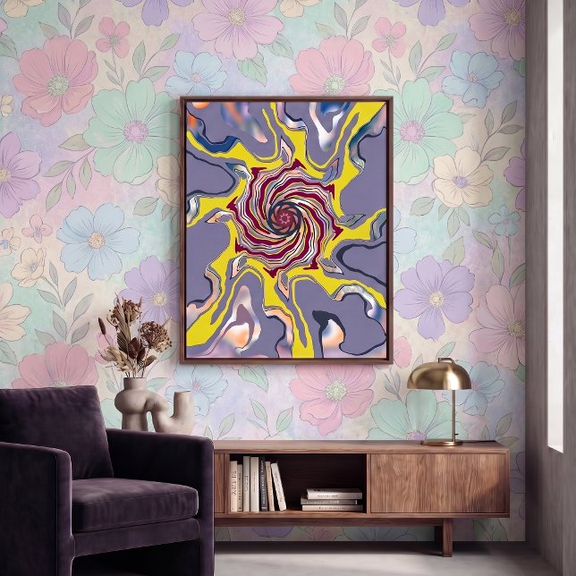 POSTER  ABSTRACT MINIMALIST  CONTEMPORARY CHIC TEXTURE (Créateur téléchargé)