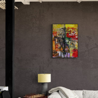 Poster Abstract Original Art