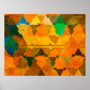 Poster Abstract watercolor texture background. Oil painti