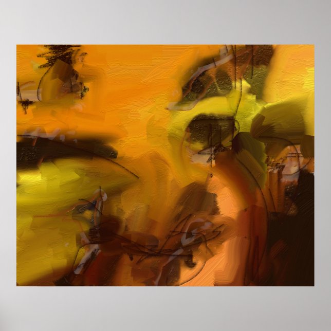 Poster abstraction pour murs (Devant)