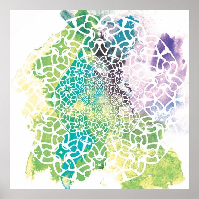 POSTER ABSTRAIT (Devant)