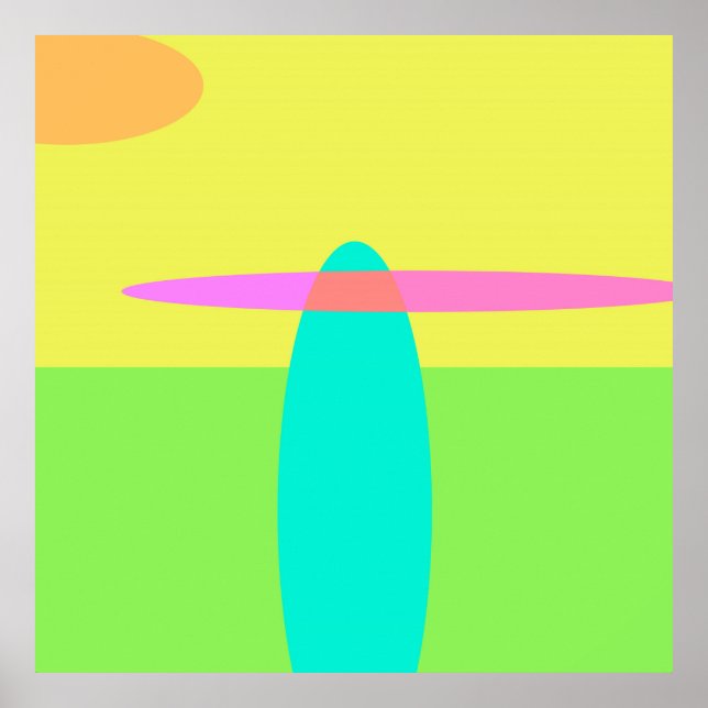 Poster Abstrait (Devant)