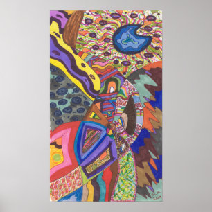 Poster Abstrait 109, art original
