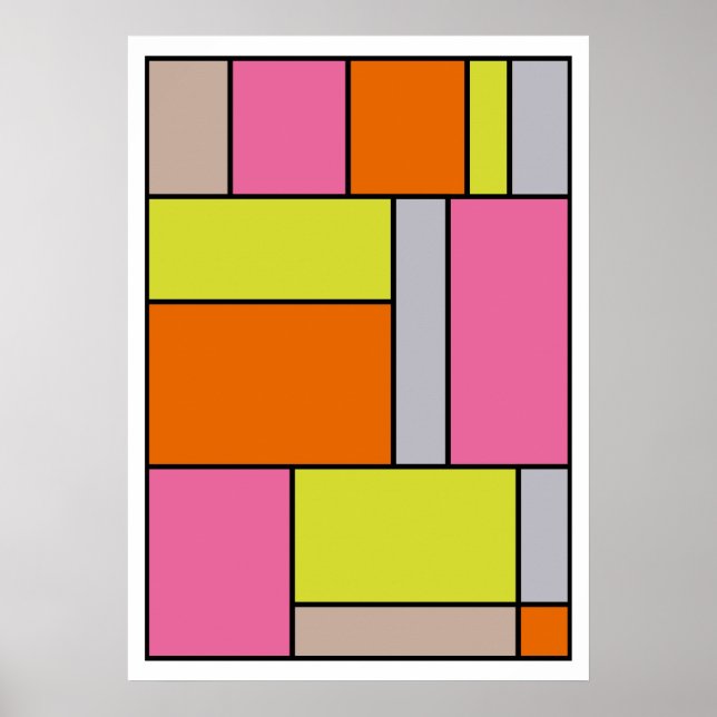 Poster Abstrait #18 (Devant)