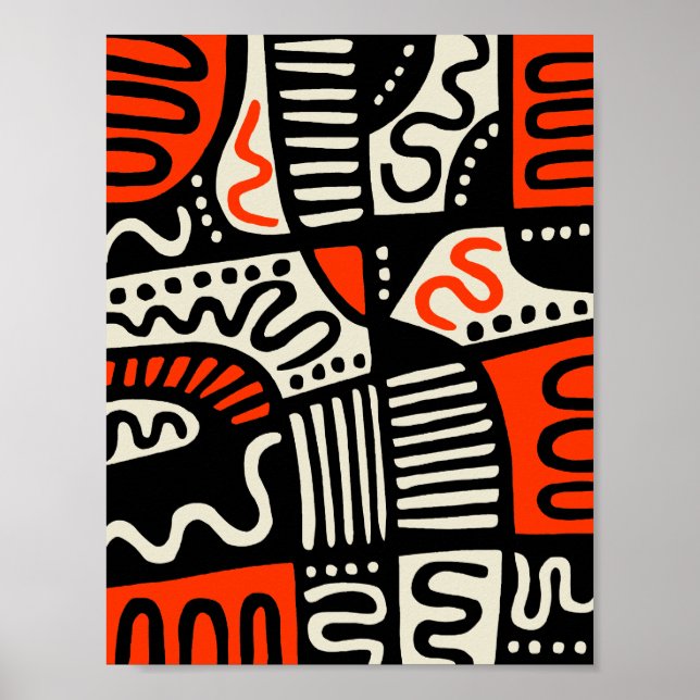 Poster Abstrait 291219c (Devant)