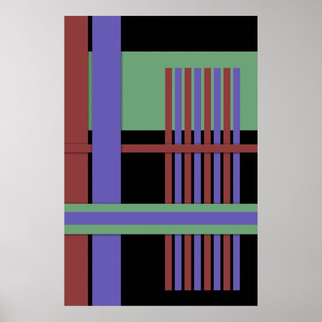 Poster Abstrait #407 (Devant)