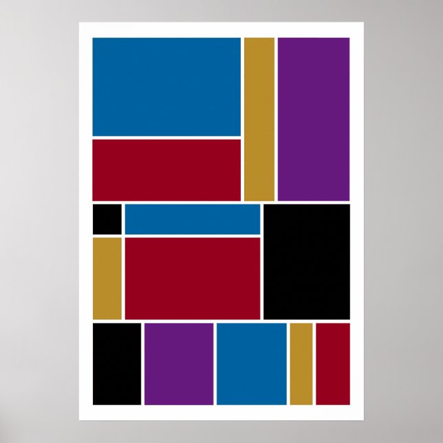 Poster Abstrait #419 (Devant)