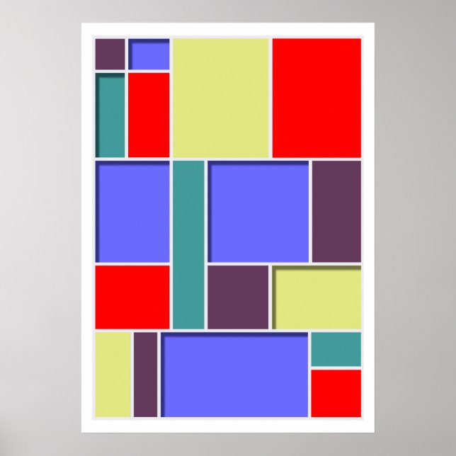 Poster Abstrait #65 (Devant)