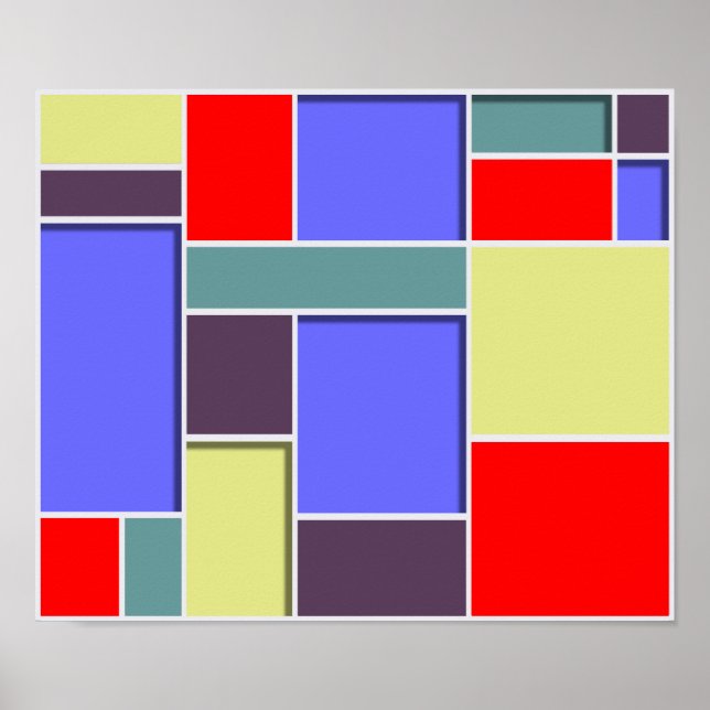 Poster Abstrait #65 (Devant)