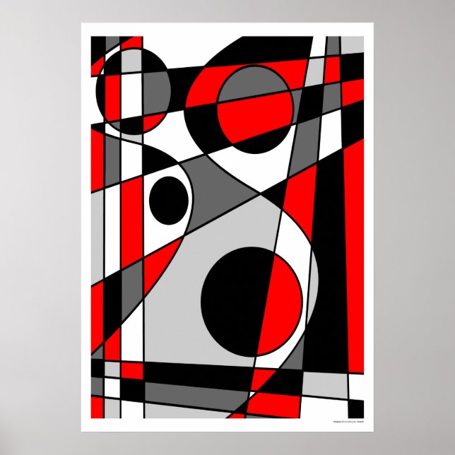 Poster Abstrait #73 (Devant)