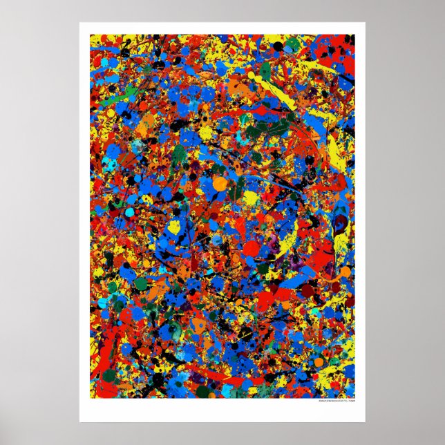 Poster Abstrait #744 Veronica (Devant)