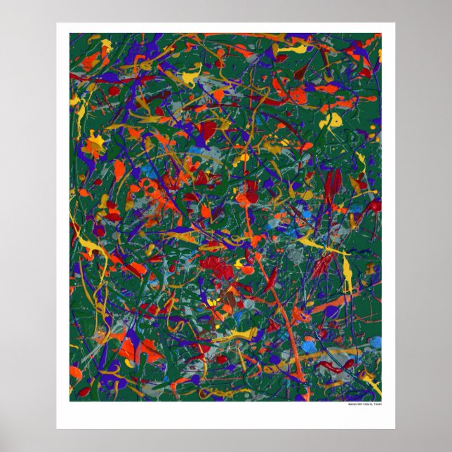 Poster Abstrait #819 (Devant)