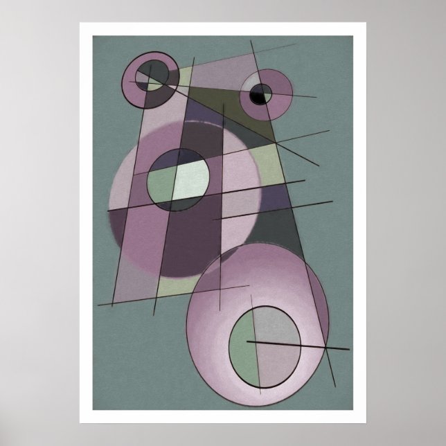 Poster Abstrait #851 (Devant)