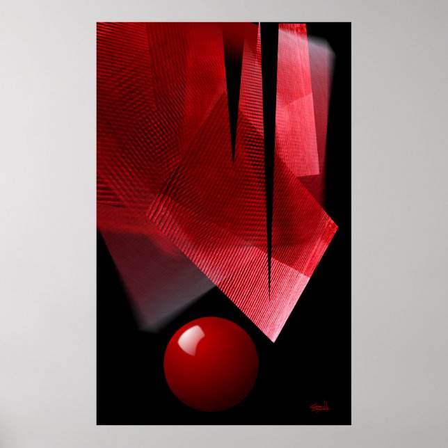 Poster Abstrait "Balance" (Devant)