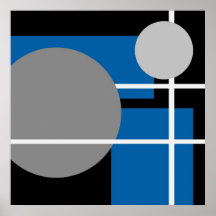 Abstrait bleu gris noir blanc AP0001