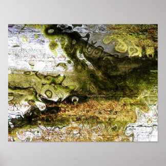 Poster Abstrait - couleurs Tourbillonnant