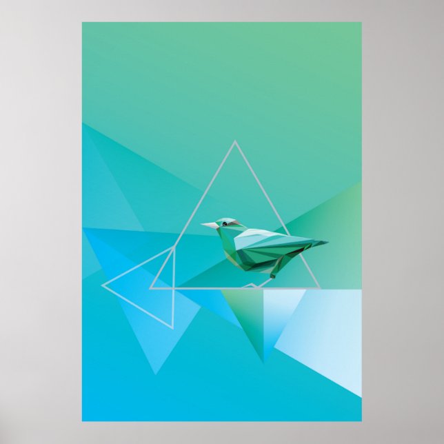 Poster Abstrait dans la nature (Devant)