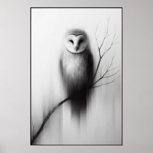 Poster Abstrait de l'observateur silencieux