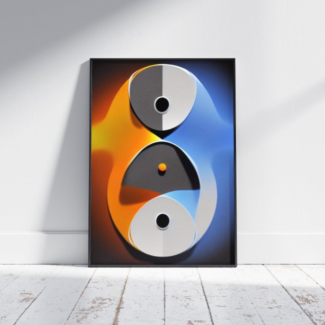 Poster Abstrait Enso (Créateur téléchargé)