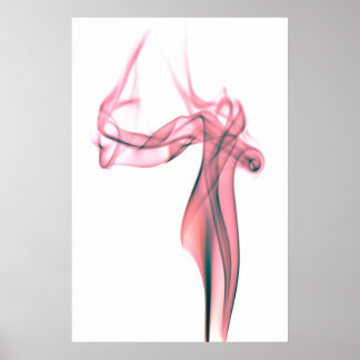 Poster Abstrait - Fumée 1