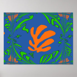 Poster Abstrait Lilly