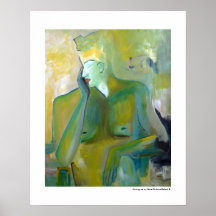 Abstrait moderne coloré tendance Boho artiste chic
