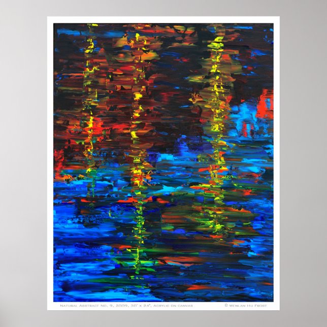 Poster Abstrait naturel (Devant)