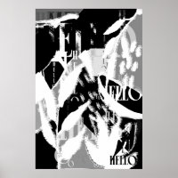 Abstrait noir blanc gris