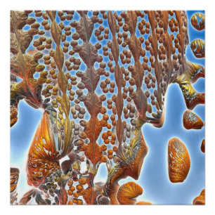 Poster Abstrait Rock Pool