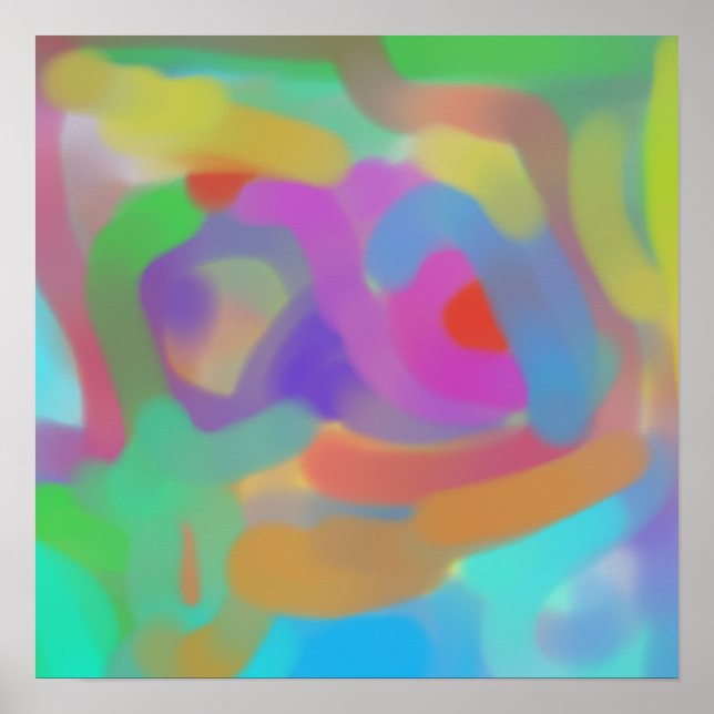 Poster Abstrait souple (Devant)