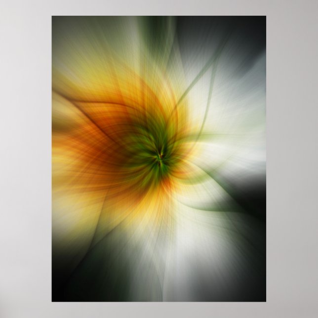 Poster Abstrait Starburst (Devant)