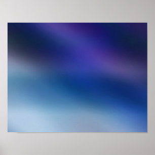 Poster Abstrait violet, bleu ardoise et gris