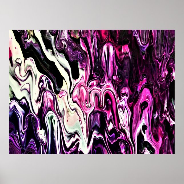 Poster Abstraite Color Study 210, (Devant)