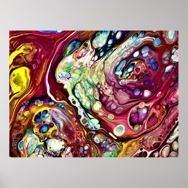 Poster Abstraite Color Study 230, (Devant)