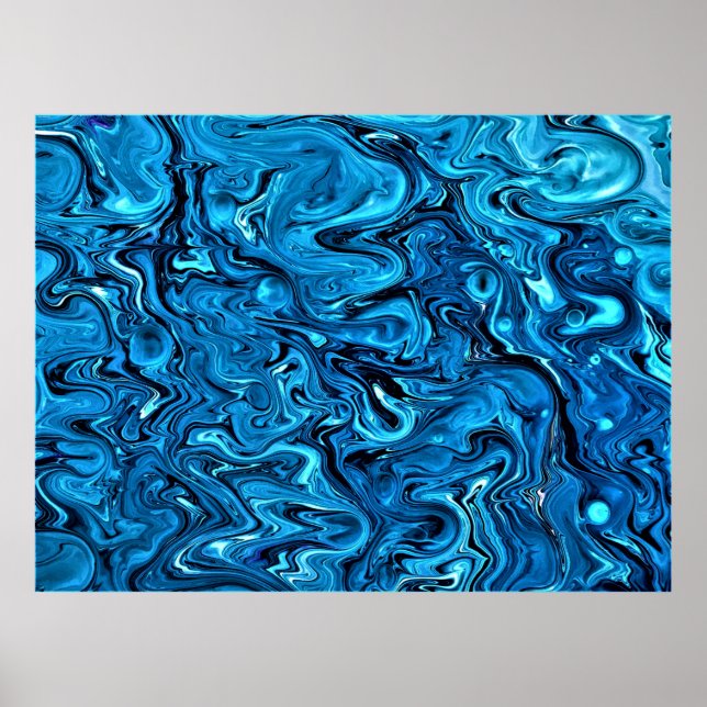 Poster Abstraite Color Study 360, (Devant)