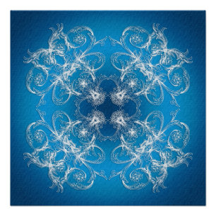 Poster Abstraite texture dégradé de style baroque.