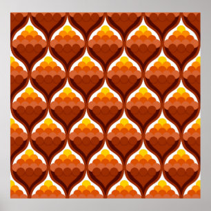 Poster abstraits formes biologiques motif de victoire déc