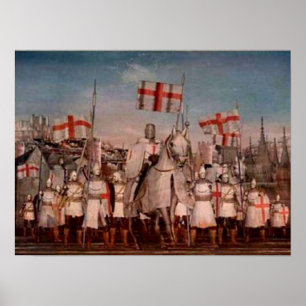 Poster Abteilung der Tempelritter